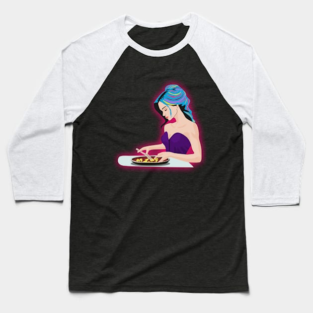 Women chef Baseball T-Shirt by Womens Art Store